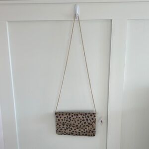 Leopard Print Chain Shoulder Bag